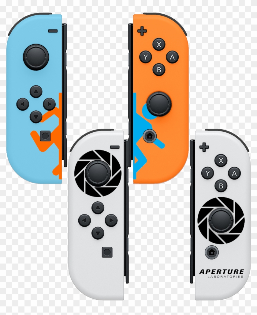 Portal Nintendo Switch Joy Con Mockup Clipart 5594 Pikpng