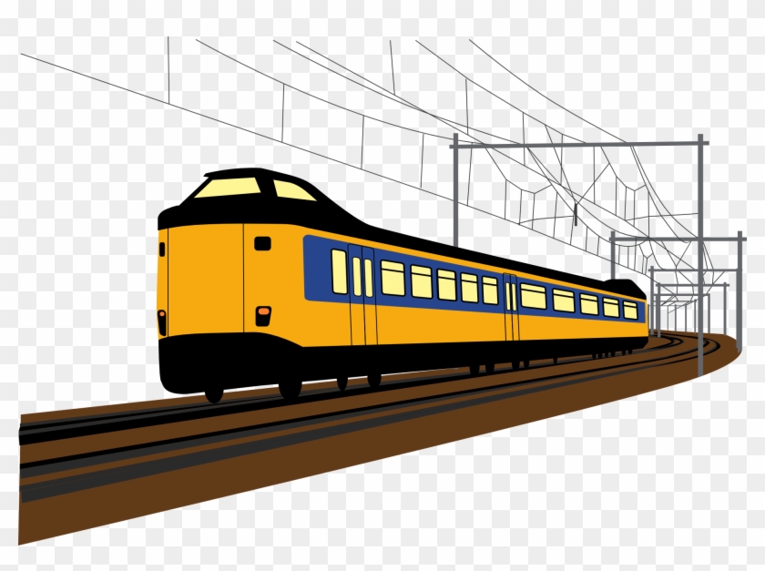 Clip Art Dutch Train Clipartist - Rail Transport Clipart - Png Download #552214