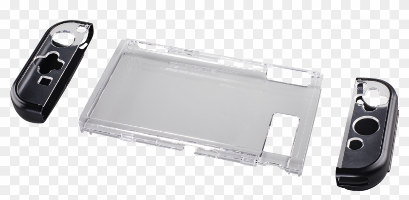 Hard Cover For Nintendo Switch, 3-part, Transparent - Nintendo Switch Cover Schwarz 3 1 Clipart