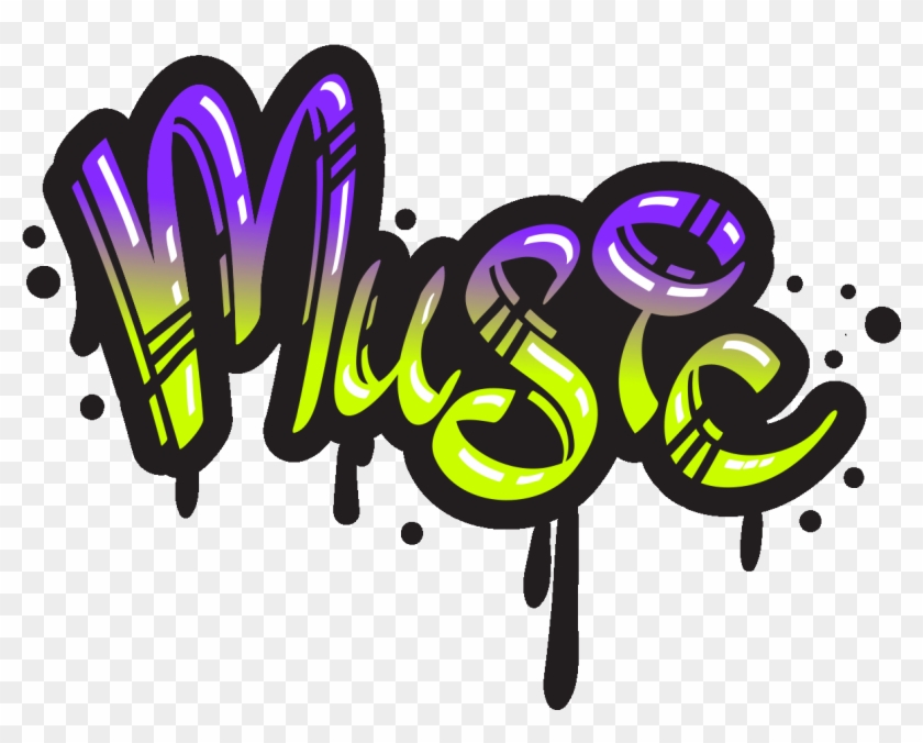 Sticker Graffiti Music Ambiance Sticker Col Sand A031 - Graffiti Music Clipart