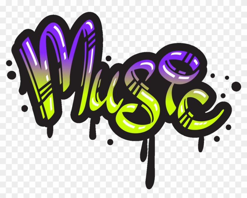 Sticker Graffiti Music Ambiance Sticker Col Sand A031 - Graffiti Music Clipart #552436