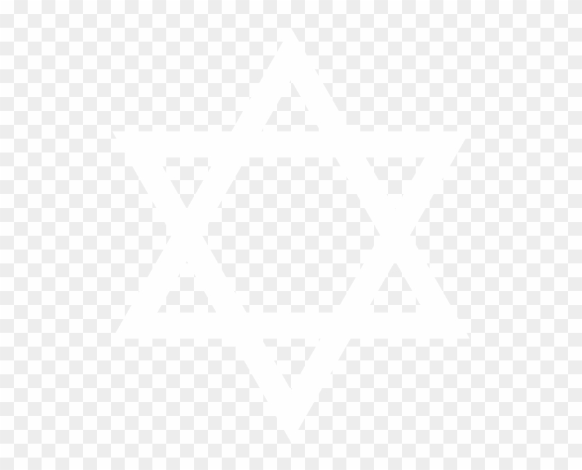 White Star Of David Transparent Clipart #552916