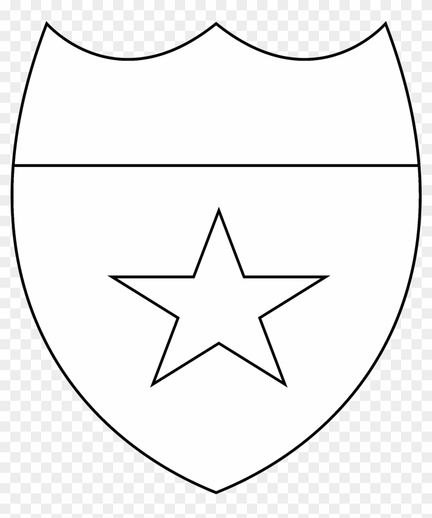 White Star Adinkerke Logo Black And White - Bakdelsvändning Clipart #552964