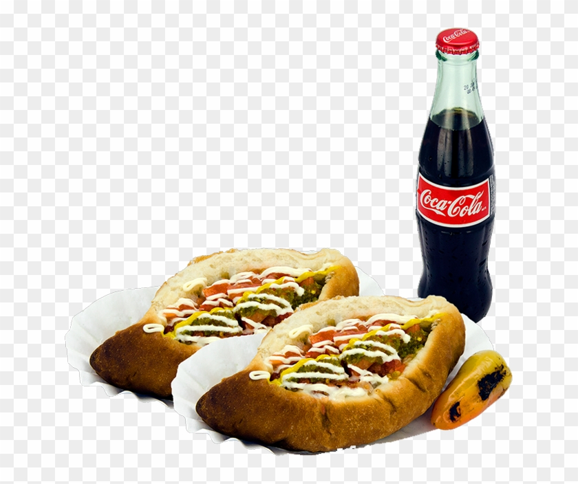 2 Sonoran Hot Dogs Any Drink - Hot Dog Sonora Png Clipart #553107