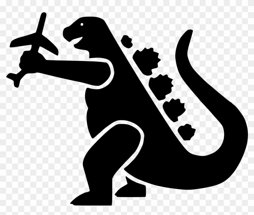 Open - Pumpkin Carving Stencils Godzilla Clipart
