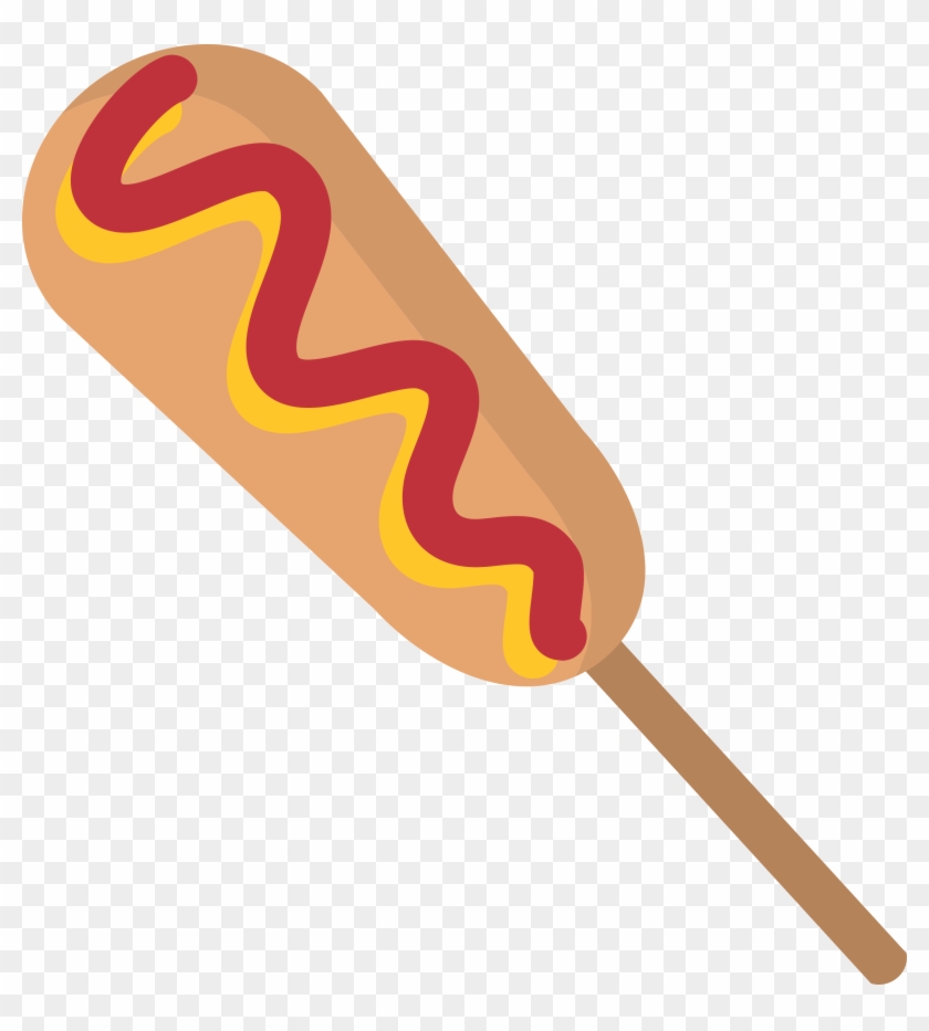 Isolated Corn Dog Image Library Stock - Corn Dog Clip Art Free - Png Download