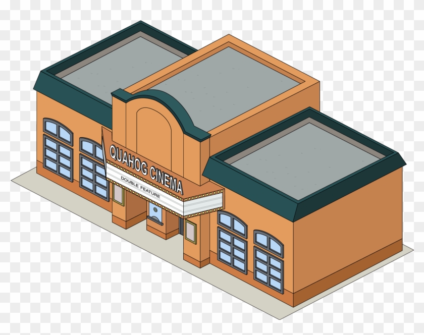 Cinema Building Png - Architecture Clipart #554072
