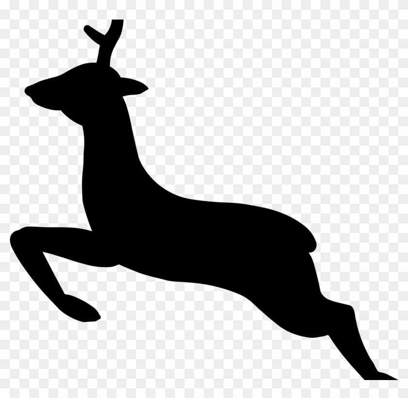 Black Png Reindeer Clipart Transparent Png
