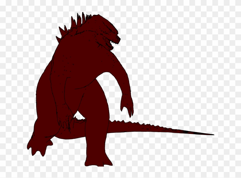 Freestyle Anime Godzilla2 Halfsit5 Red7 Freestyle Anime - Godzilla Clipart Red - Png Download #554227