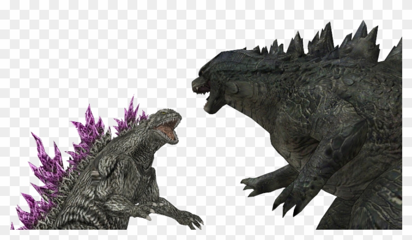 Godzilla 2014 Vs Godzilla 2000 By Sonichedgehog2 Clipart