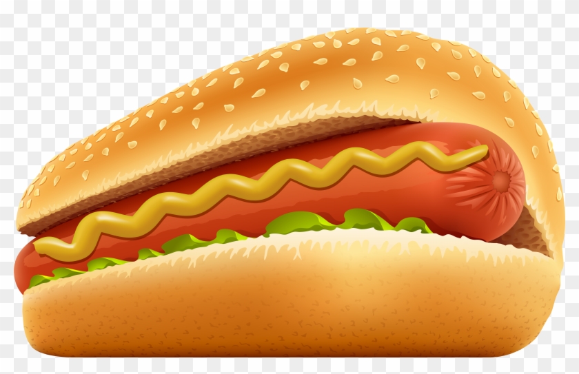 Burger And Hotdog Png Clipart #554379