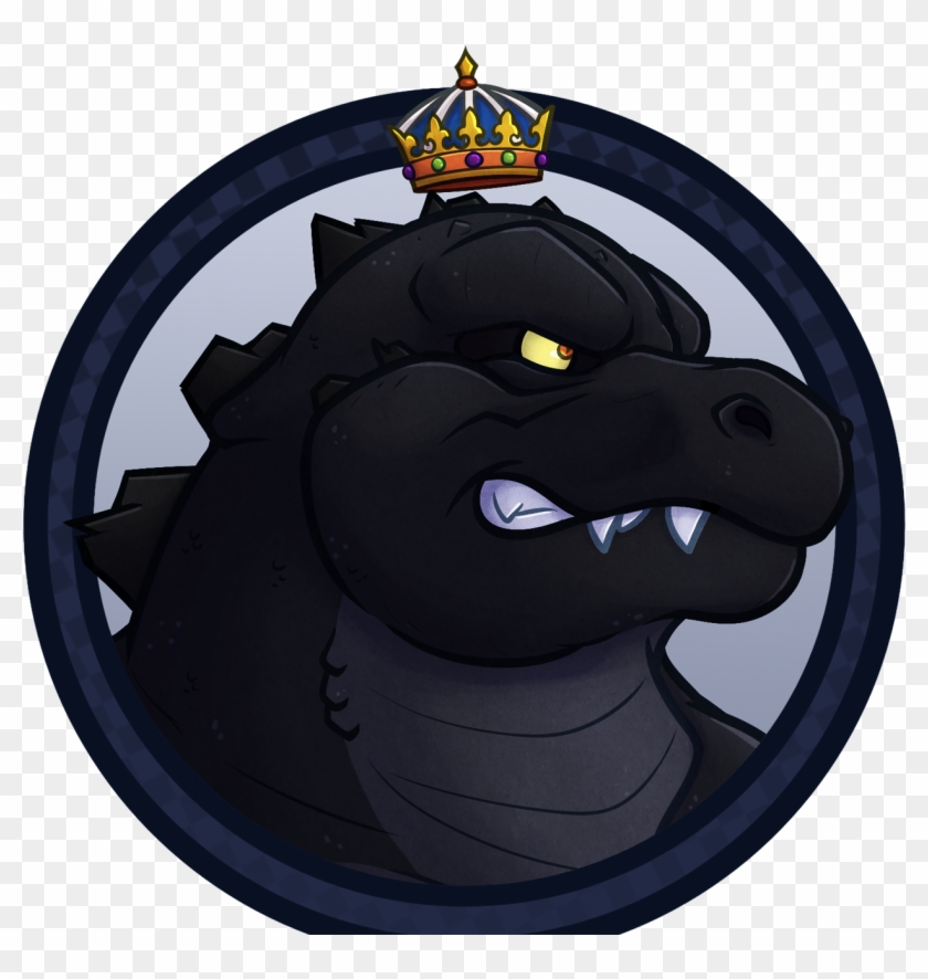 Godzilla In Fantasy Street Icon - Cartoon Clipart