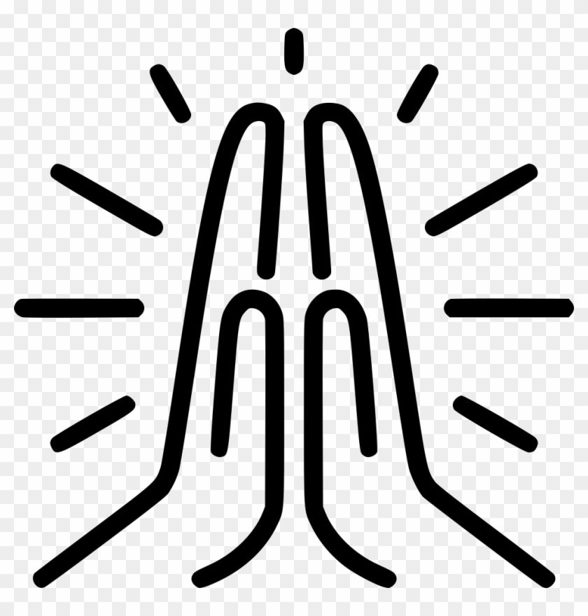 Png File Svg - Prayer Hands Icon Png Clipart