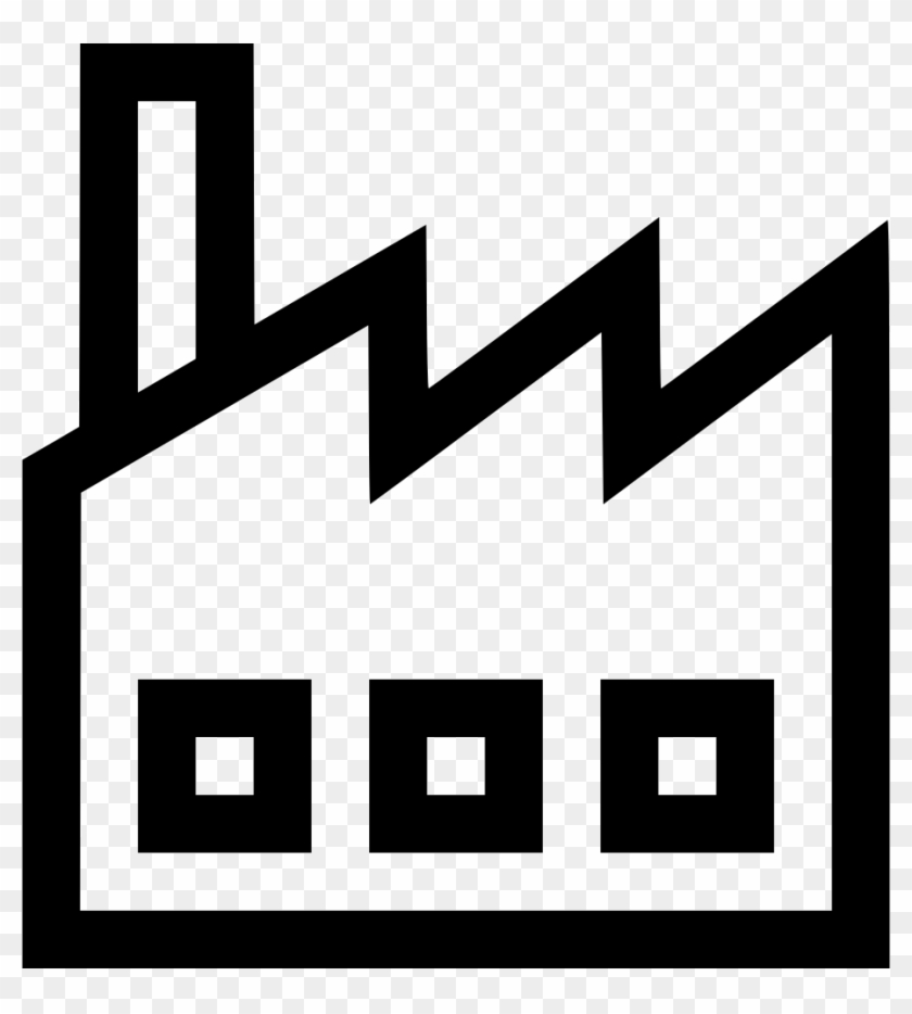 Png File Svg - Factory Building Icon Png Clipart #554589