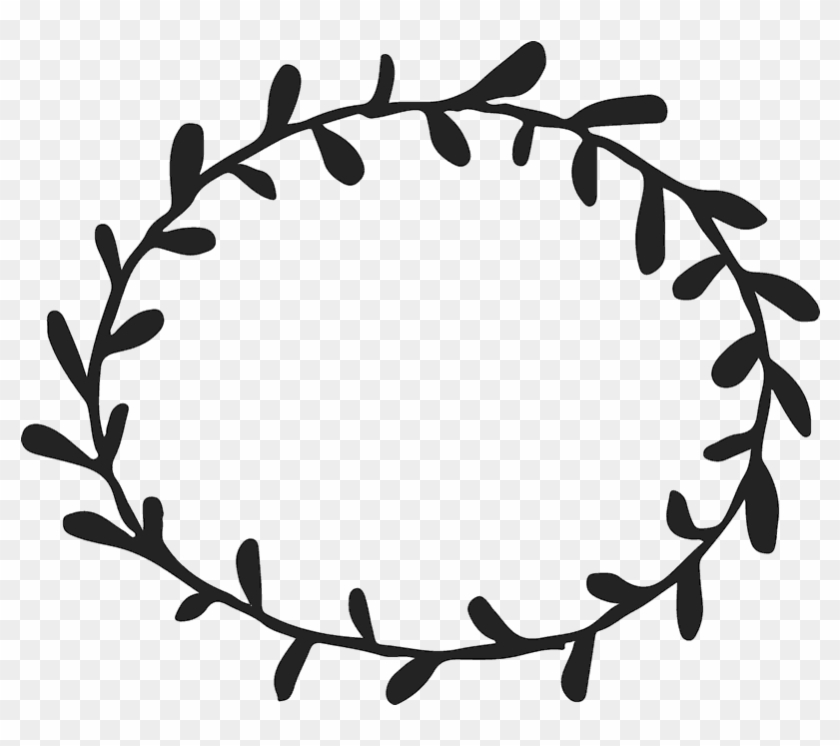 Wreath Clipart Circle - Simple Border Designs Circle - Png Download