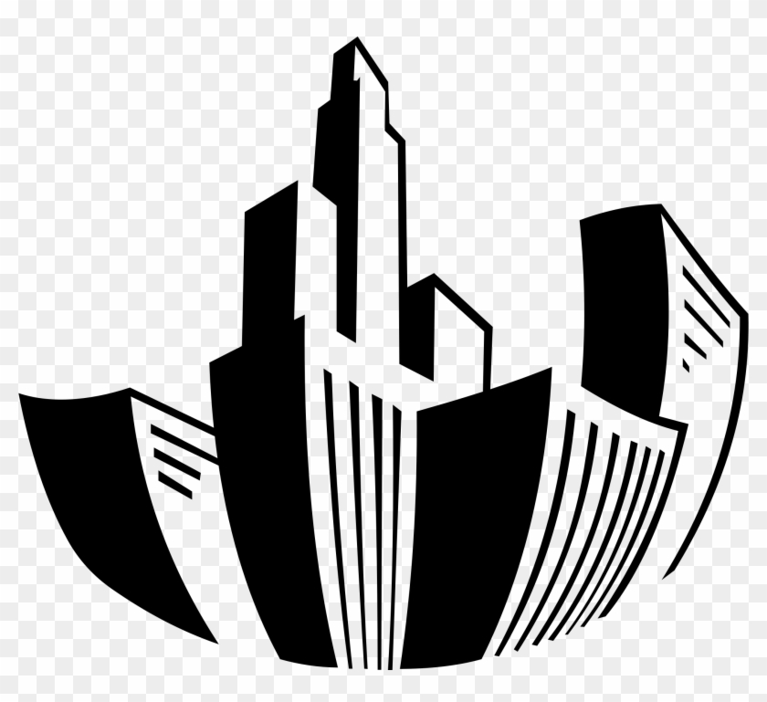 This Free Icons Png Design Of Distorted Buildings Icon Clipart #554917