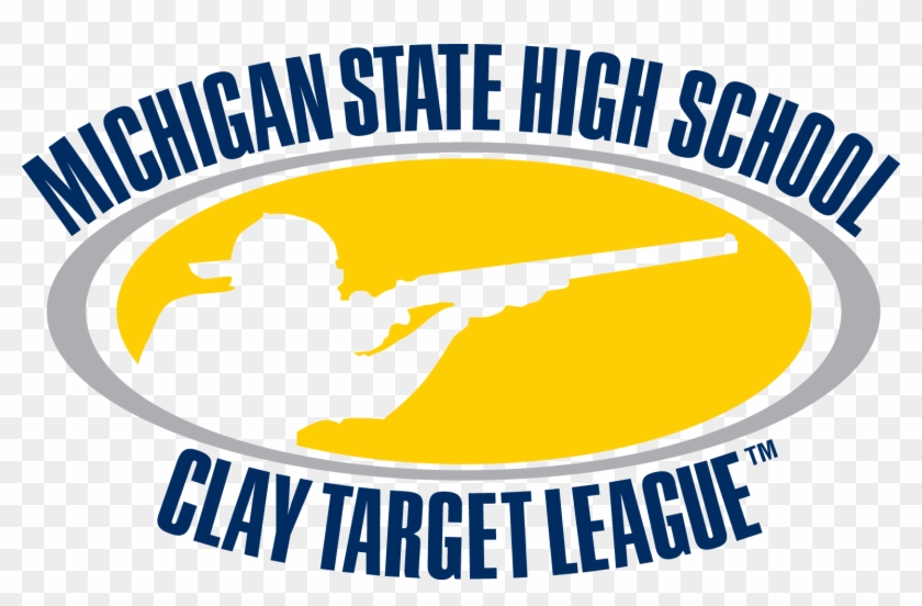 Mi Clay Target Logo Correct Colors - Clay Pigeon Shooting Clipart
