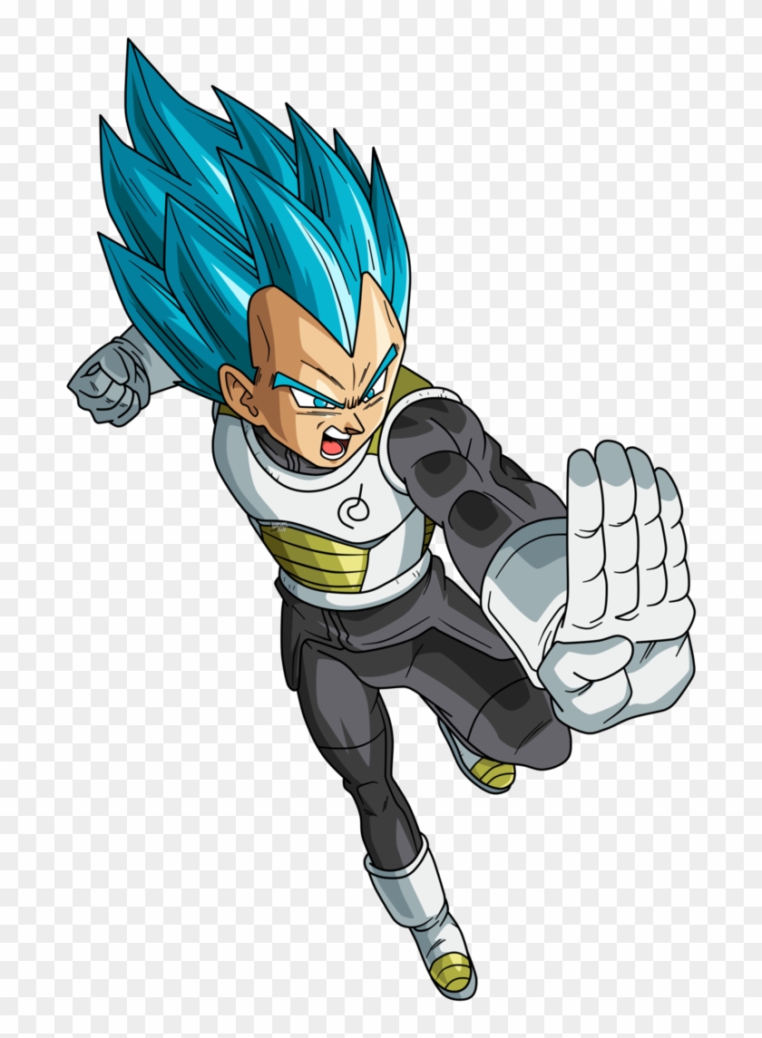 Dragon Ball Vegeta Png - Vegeta Blue Dragon Ball Super Clipart #555398