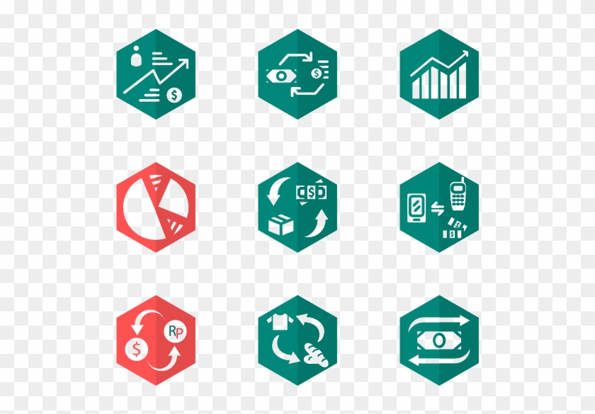 Trade - Hexagon Icons Clipart