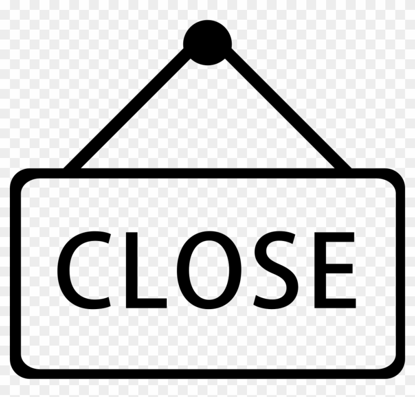 Close Dashed Line Comments - Sign Clipart