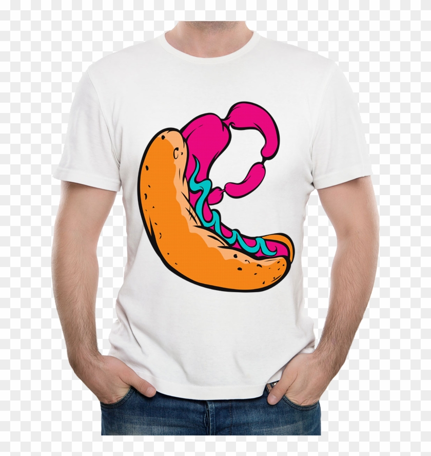 Edit The Design - Model White Shirt Template Clipart