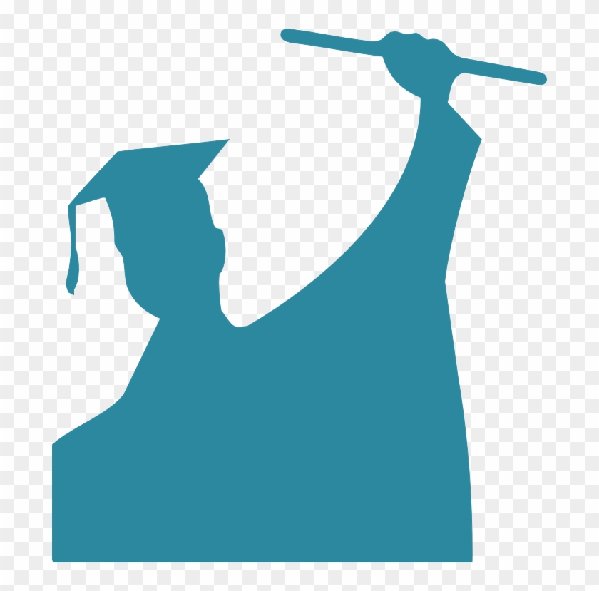 Free Digital Congratulation Scrapbooking Embellishment - Graduate Clipart Transparent Background - Png Download #556216