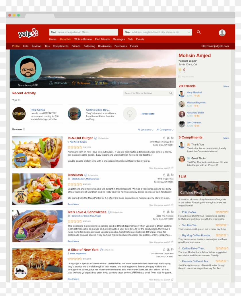 The Redesign Is Uniquely Yelp - Yelp Website Clipart