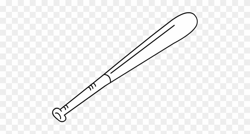 Baseball Bat Clipart Coloring - Baseball Bats Coloring Sheets - Png Download