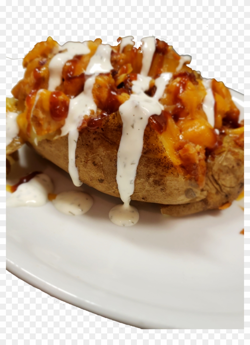 Bbq Stuffed Potato 3/19 - Baked Sweet Potato Clipart #556412