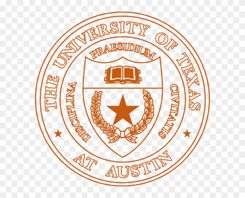 Large University Of Texas Seal Rgb - University Of Texas At Austin Clipart #556496