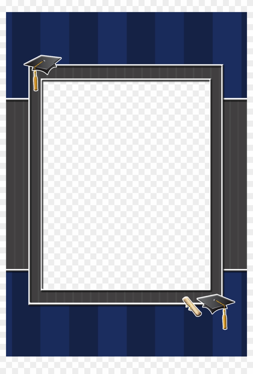 Schoolborder Graduation Vertical - Frame For Graduation Png Clipart