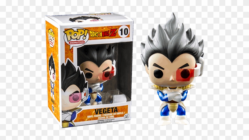 Vegeta Pop Vinyl Figure - Metallic Vegeta Funko Pop Clipart