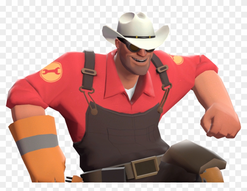 Texas Ten Gallon - Tf2 Engineer Clipart #556886