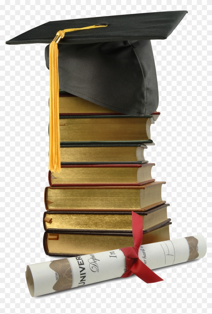 Curriculum Cap Books Diploma Clipart #556888