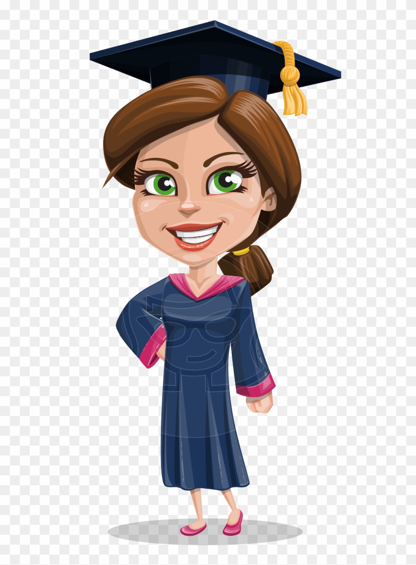 Sheryl Best Graduate - College Graduate Cartoon Clipart #557058
