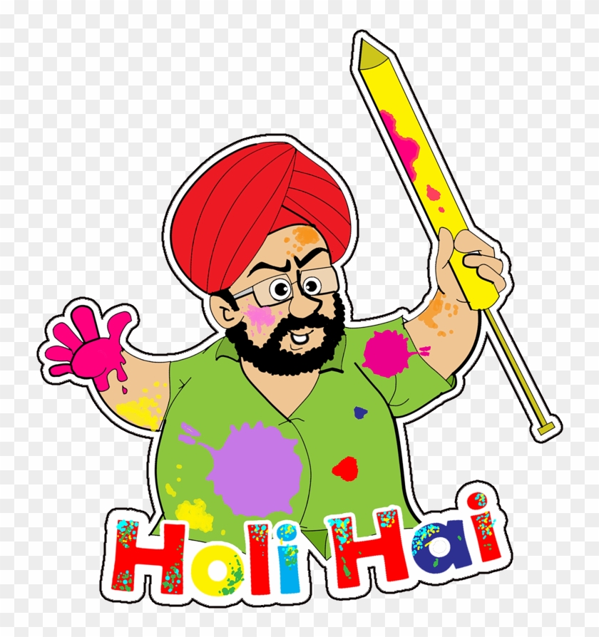 3 Download - Happy Holi Sticker Png Clipart #557060
