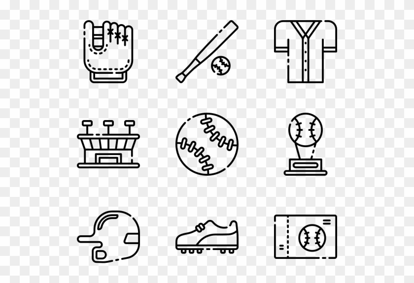 Baseball - Travel Icon Transparent Background Clipart