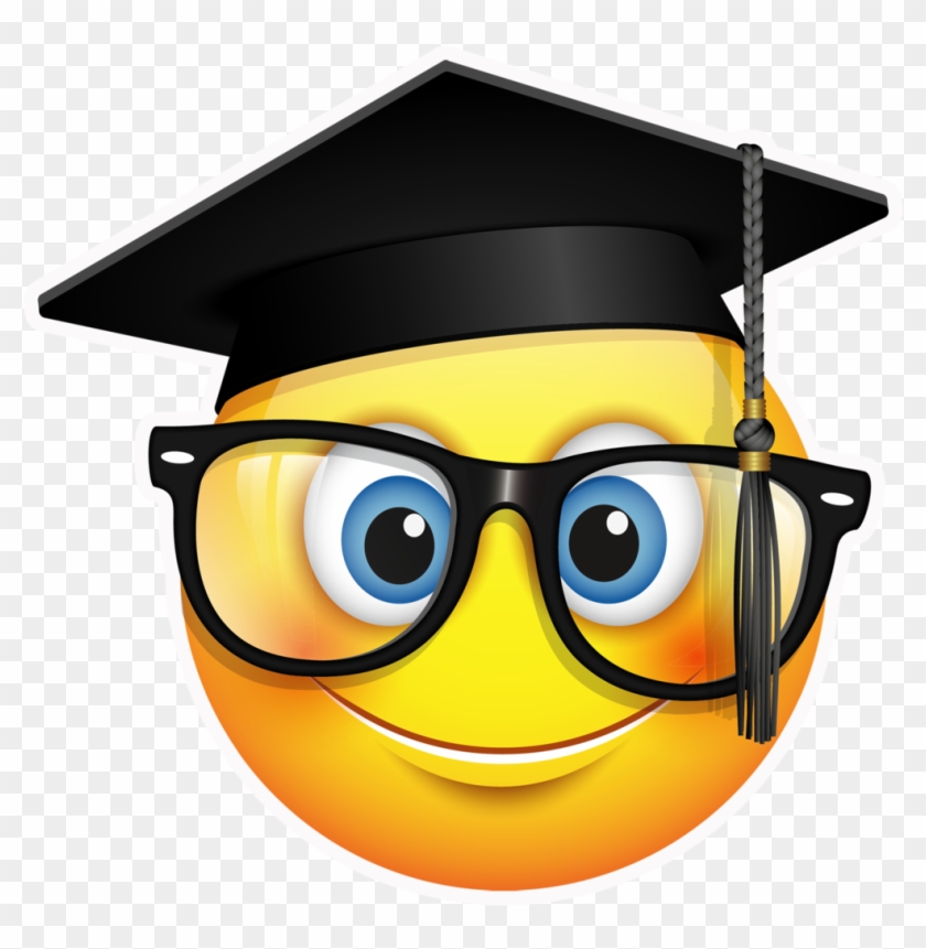 Emoji Graduation Png - Academic Emoji Clipart #557228