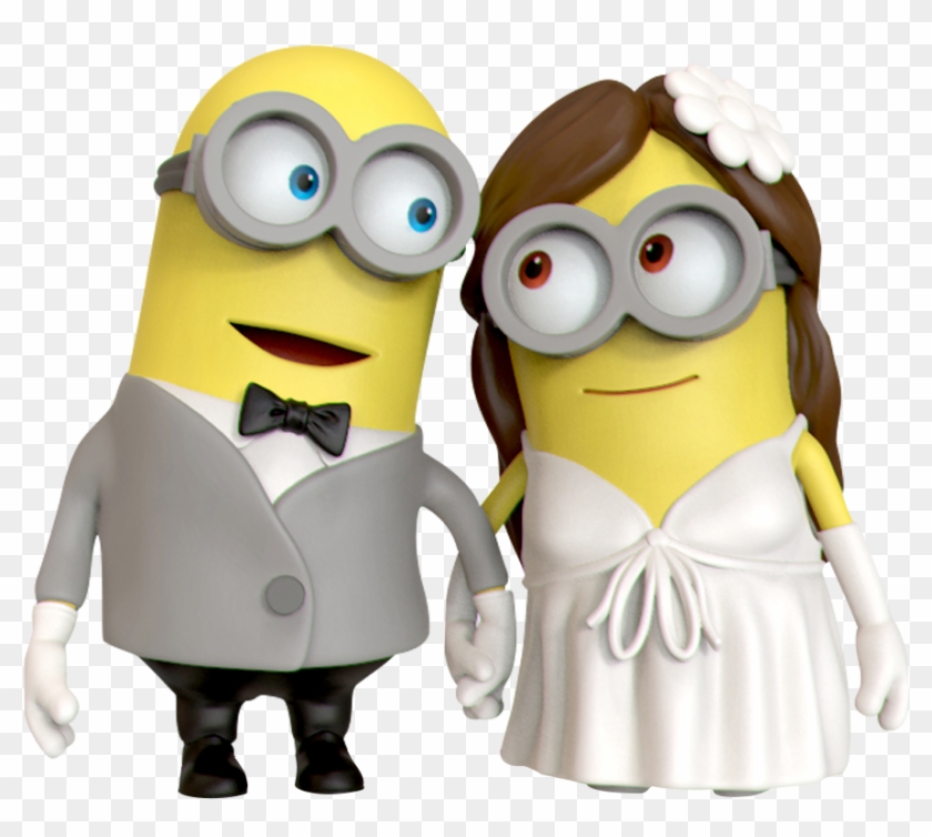 Wallpaper Aljanh - Minion Bride And Groom Clipart #557324