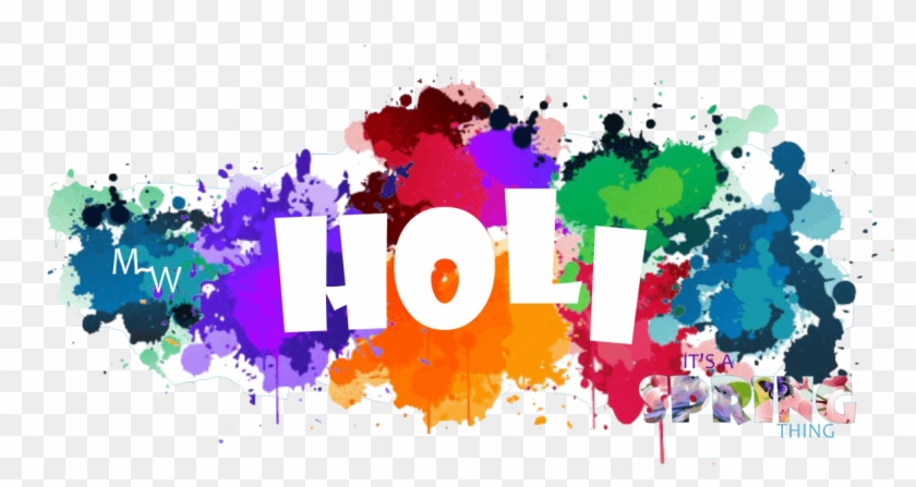 Hd Holi Text Png Clipart #557325