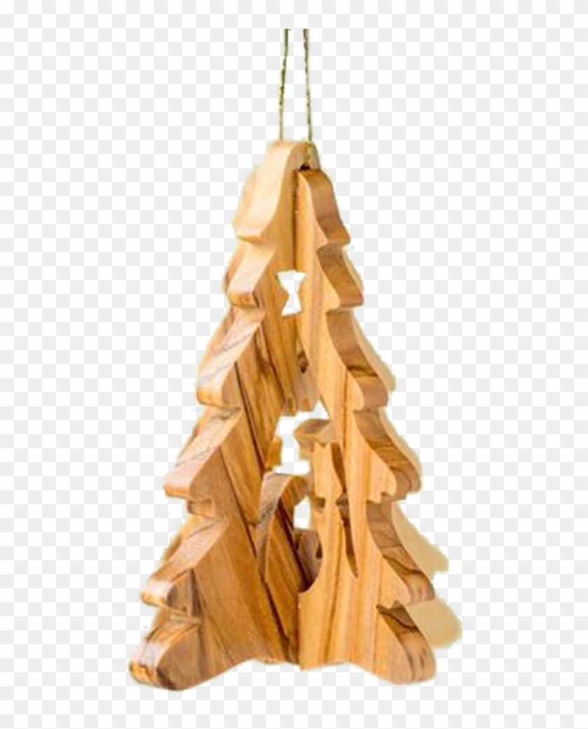Earthwood 3d Christmas Ornament - Christmas Tree Clipart #557348