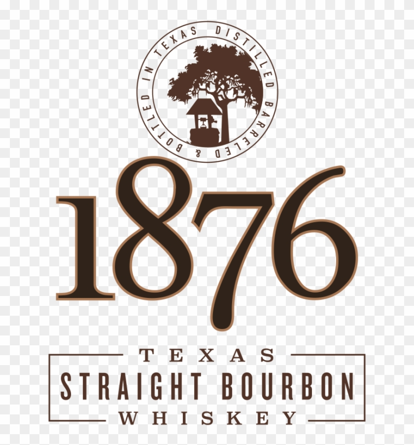 1876 Texas Straight Bourbon Whiskey - 1876 Clipart