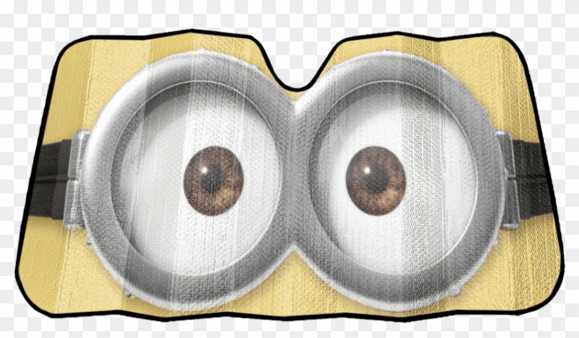 Free Png Download Minions Eyes Accordion Sunshade Png - Car Sun Shade Minions Clipart