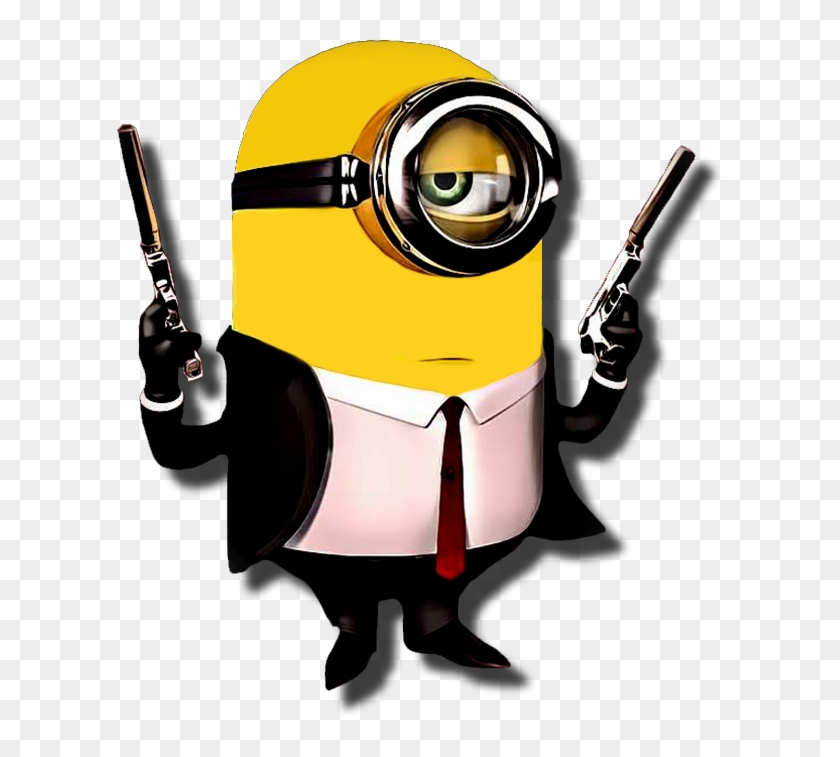 Hitminion @minionsallday Minion Meme, Cute Minions, - Minions Agent Png Clipart #557591