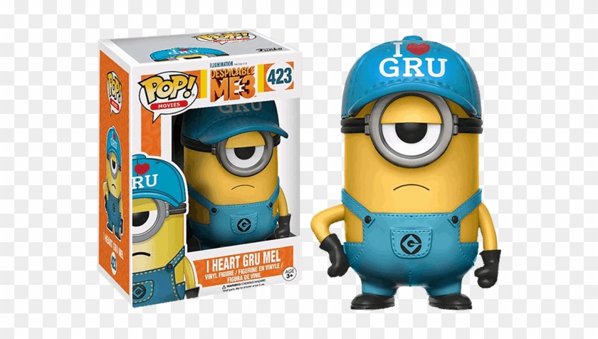 Despicable Me Characters Minions Png - Funko I Heart Gru Mel Clipart #557909