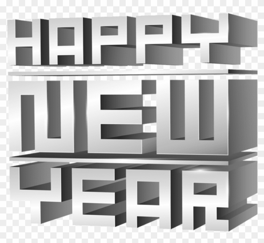 3d Happy New Year Png - 3d Happy New Year 2019 Clipart #557935