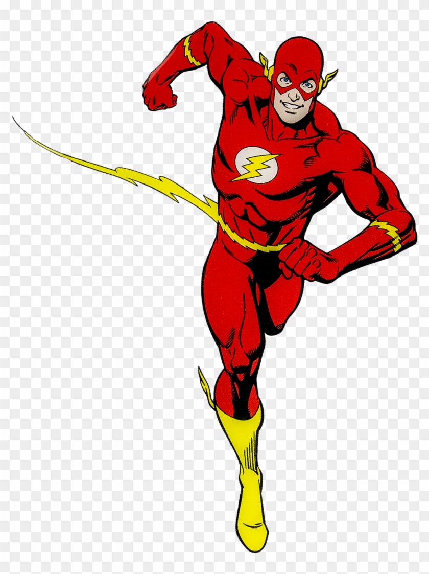Flash Barry Allen Dc Comics - Flash Justice League Cartoon Hd Clipart