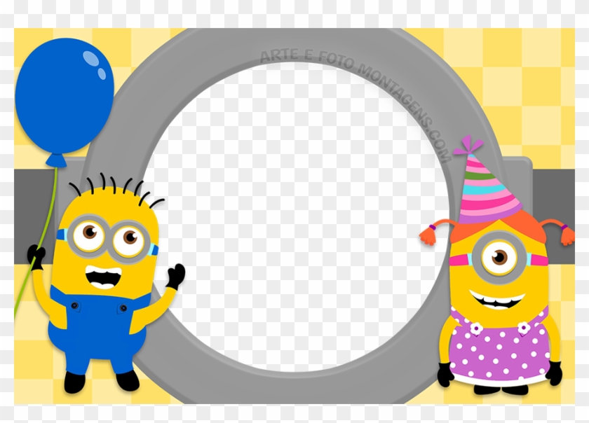 Minions-aniversario - Minions Menino E Menina Clipart