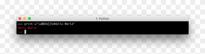 Ansi/red - Ansi Escape Codes Python Clipart