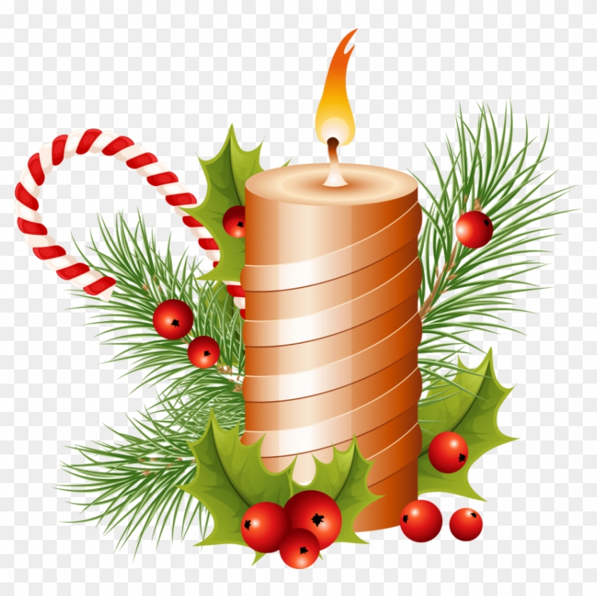 Free Png Download Christmas Candle Clipart Png Photo - Christmas Candle Png Transparent Png #558079
